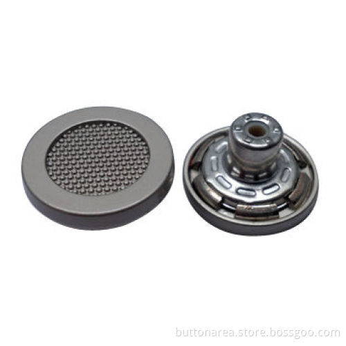 Alloy jeans button